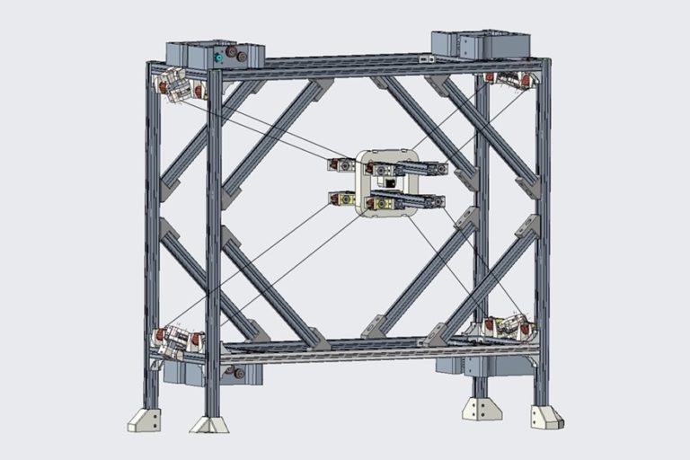 Università di Bologna brevetta un nuovo robot parallelo a cavi