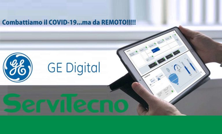 Covid-19: GE Digital e ServiTecno offrono licenze gratuite per agevolare il lavoro a distanza