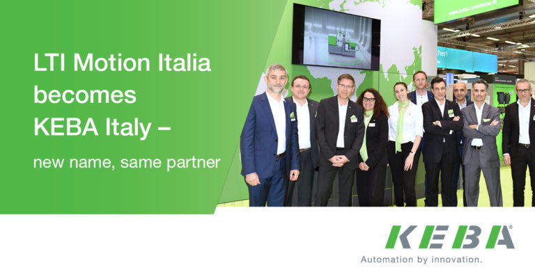 LTI Motion Italia diventa KEBA Italy