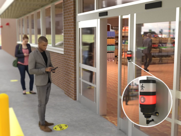 Segnalatori di sicurezza per il distanziamento