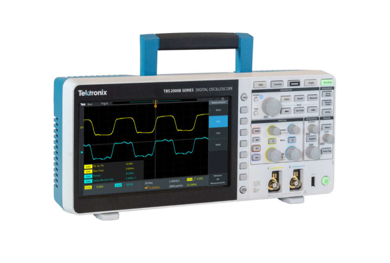 RS Components presenta gli oscilloscopi TBS2000B di Tektronix