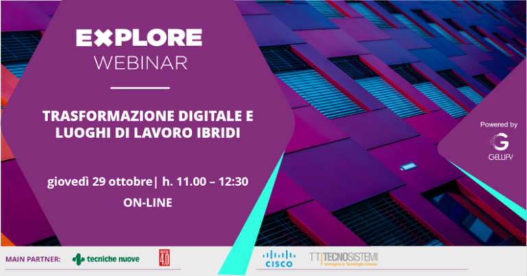 Webinar gratuito: trasformazione digitale e luoghi di lavoro ibridi