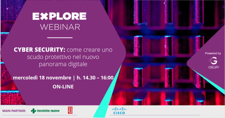 Webinar gratuito Cyber Security, come creare uno scudo protettivo in azienda