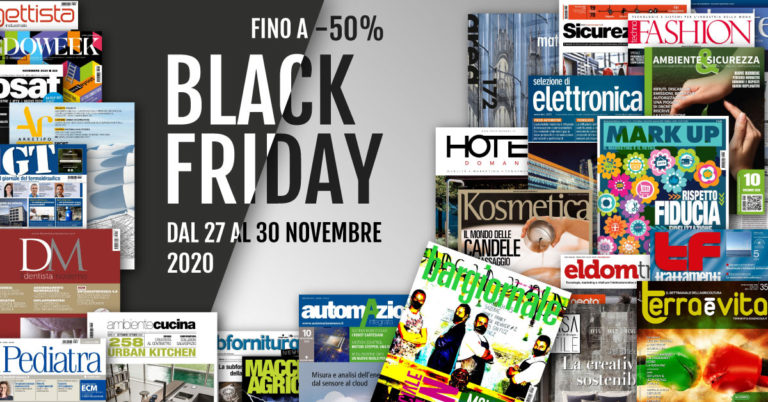Black Friday 2020 Gruppo Tecniche Nuove
