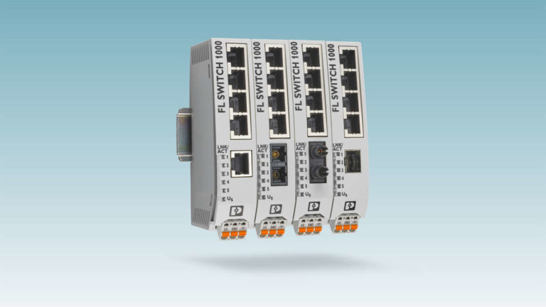 La serie FL Switch 1000 disponibile anche in fibra ottica
