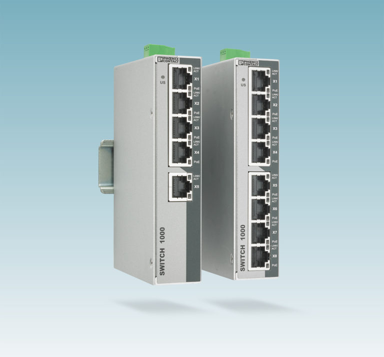 Switch Unmanaged PoE con isolamento galvanico