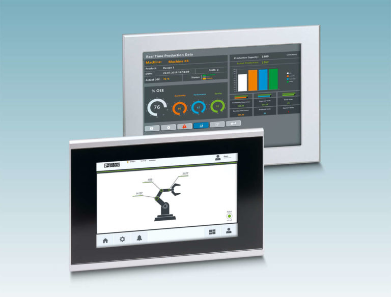 Da Phoenix Contact nuovi display multitouch HTML5