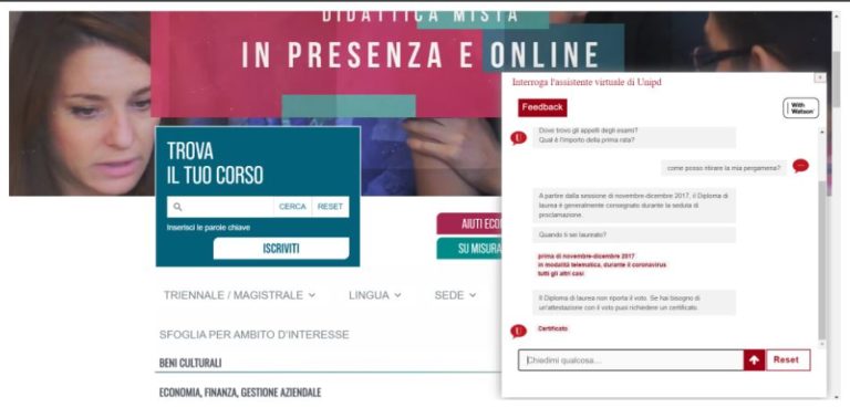L’IA di IBM al servizio degli studenti dell’Università di Padova