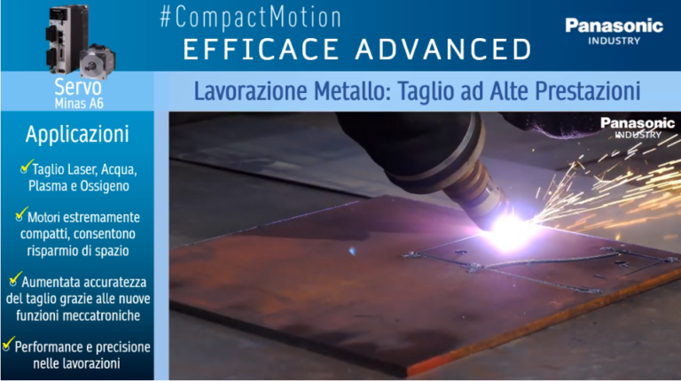 Taglio plasma ad alte prestazioni con i servo Minas A6