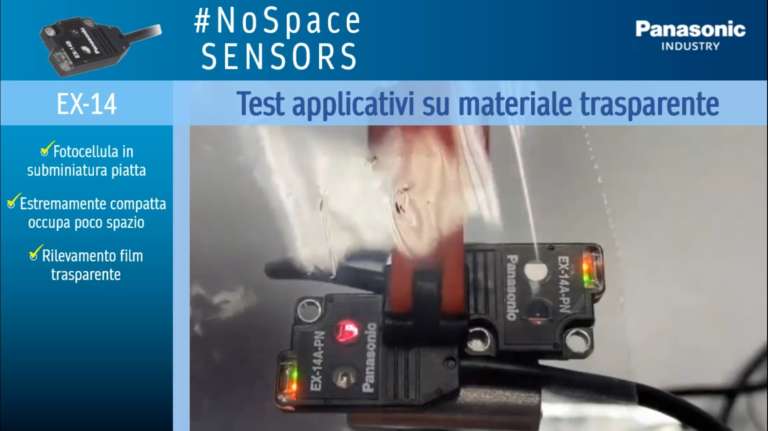 Sensori NO SPACE di Panasonic