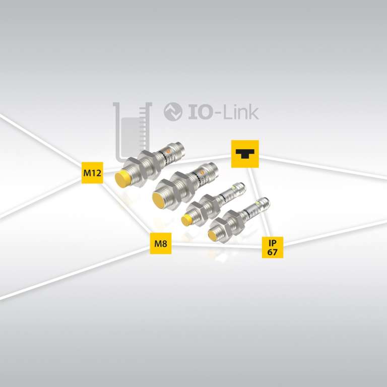 Turck Banner lancia i nuovi sensori capacitivi M8 e M12 con IO-Link