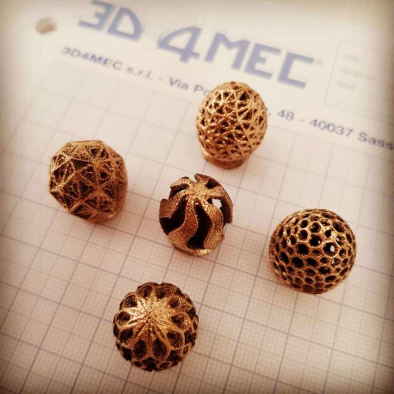 Rubinetti di ottone unici in breve tempo con il metal additive