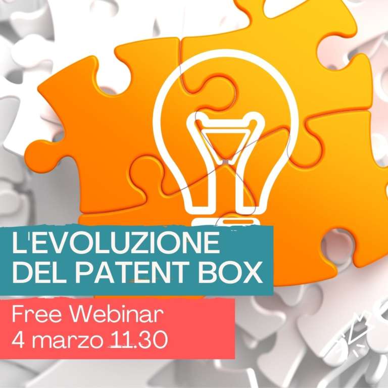 “L’evoluzione del patent box”: il 4 marzo il webinar di GFinance