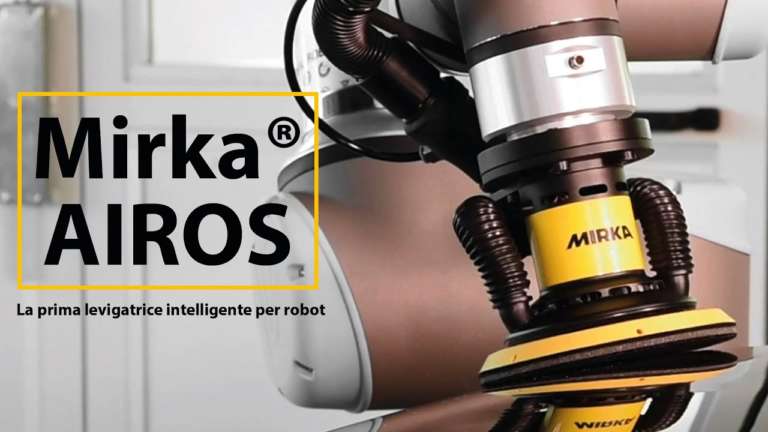 Levigatura robotizzata più efficiente grazie agli utensili Mirka AIROS