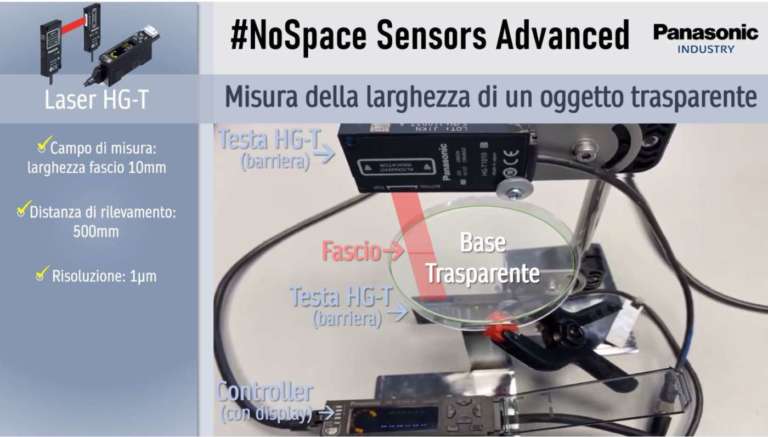 Misurare con precisione oggetti trasparenti grazie a Panasonic Industry