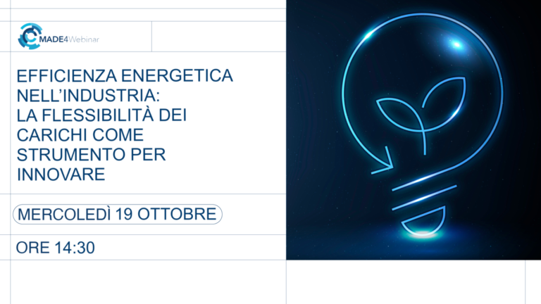 La flessibilità dei carichi come strumento per innovare: un evento firmato Made e RSE