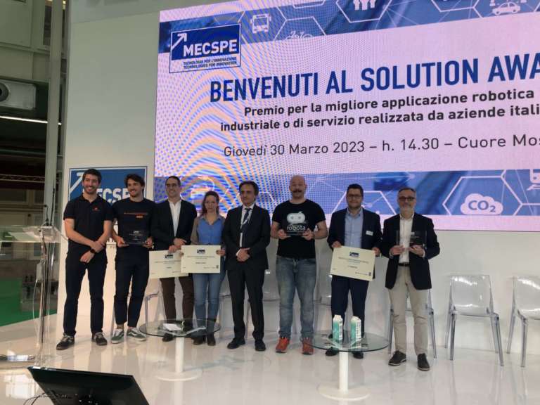 Solution Award, l’eccellenza della robotica italiana sul palco di Mecspe