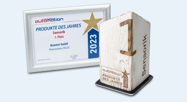 Baumer PAC50 è “Prodotto dell’Anno 2023”