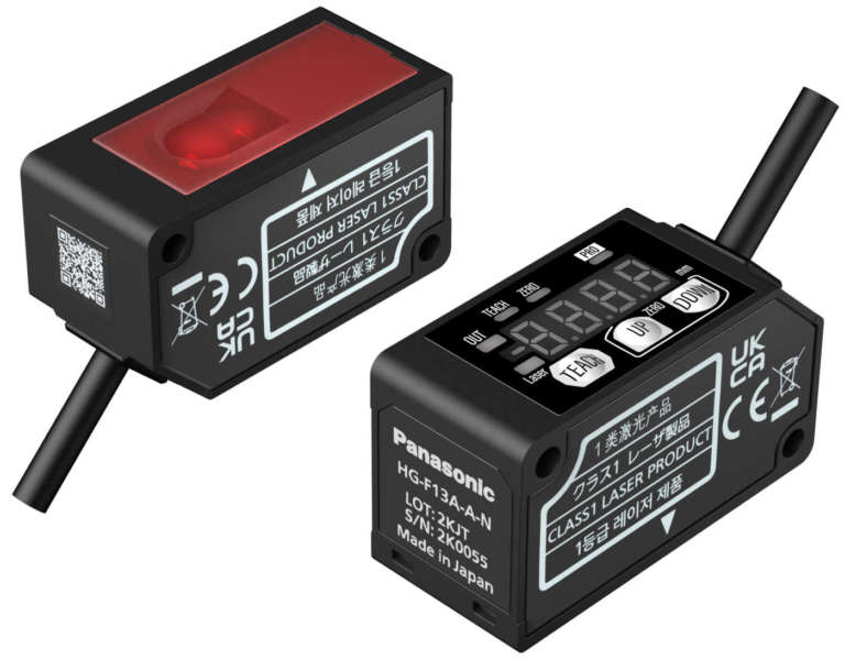 Novità da Panasonic: laser di misura per lunghe distanze per i sensori NoSpace con il modello HG-F1