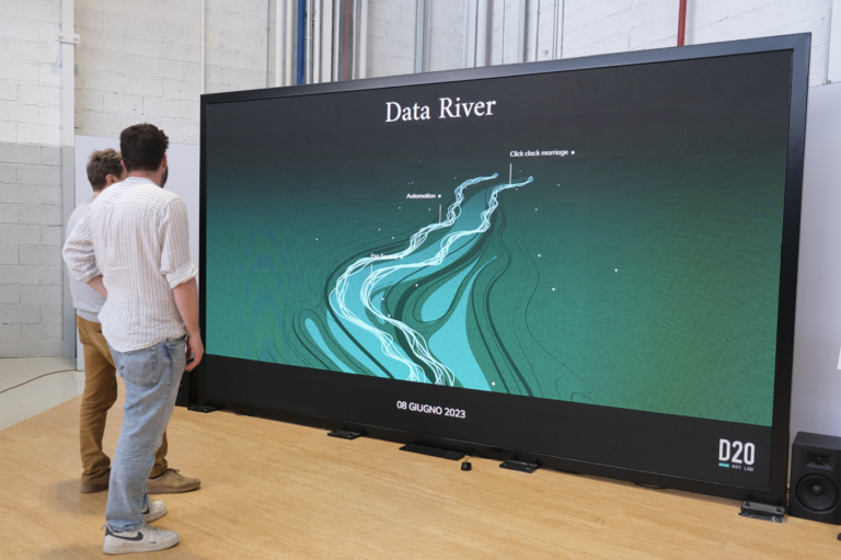 Data-art: la prima opera in una fabbrica italiana del Gruppo Electrolux