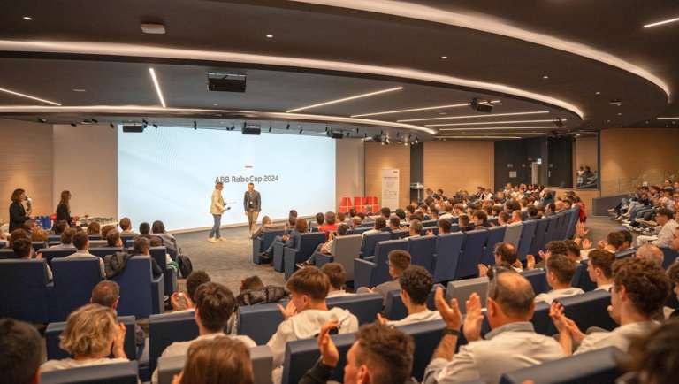 premiazione di Abb RoboCup 2024 in