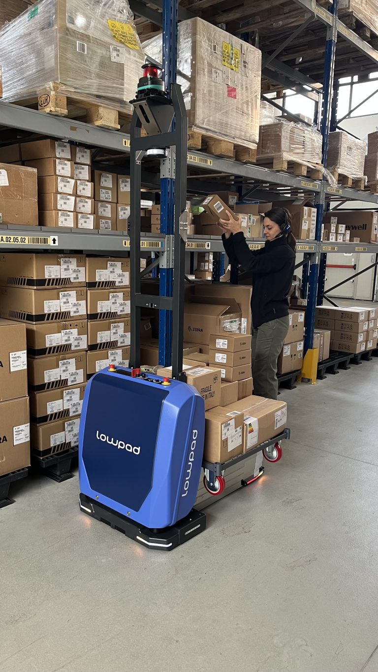 Robotica mobile per un’automazione ibrida in magazzino