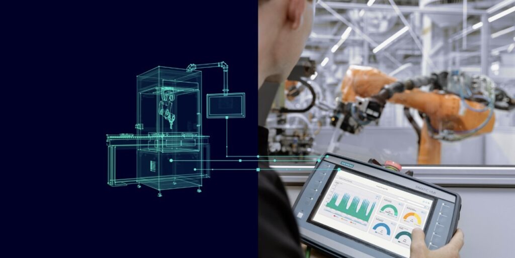 Siemens digitalizzazione con digital twin completo