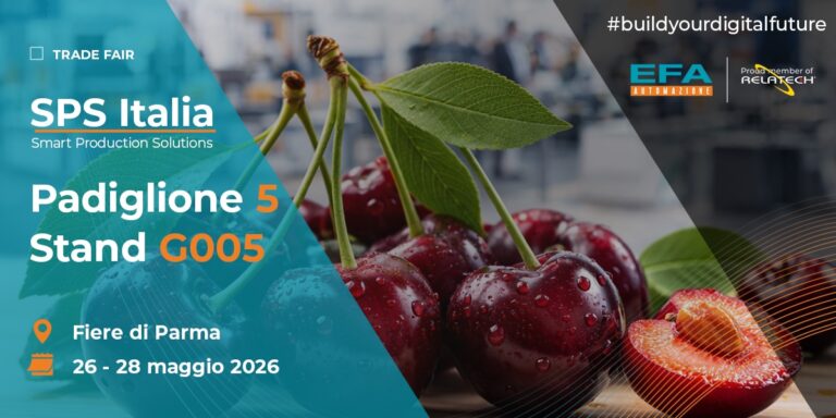 Relatech ed EFA Automazione portano a Sps Italia 2026 la fabbrica data-driven