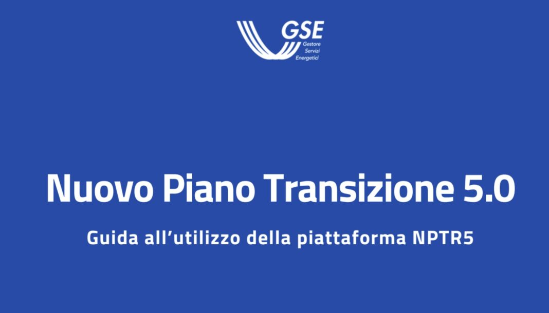 Piattaforma GSE Transizione 5.0 iperammortamento