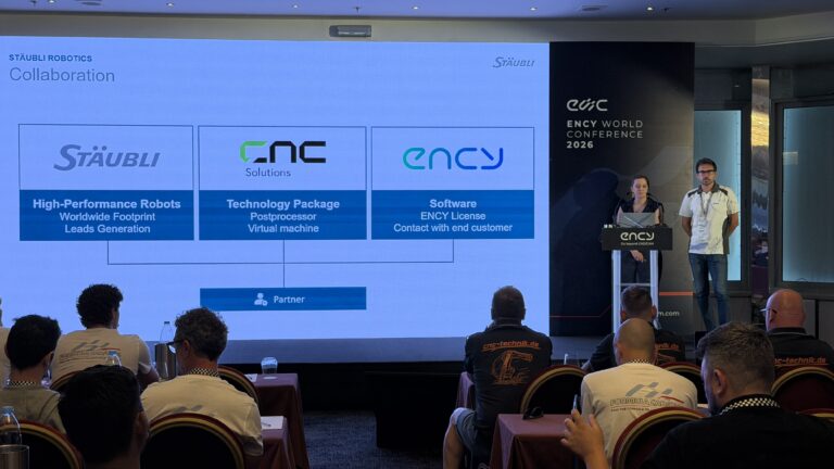 ENCY Software e Staubli Robotics accordo