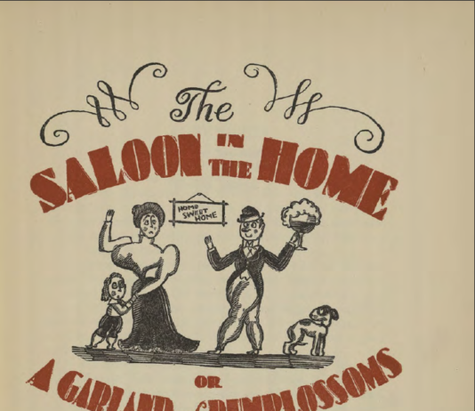 Libro: The Saloon in the Home or a garland of rum blossoms (1930) di Ridgley Hunt e George S. Chapell