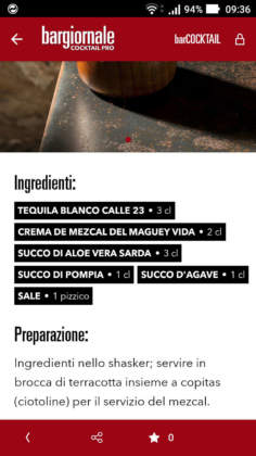 Bargiornale Cocktail Pro