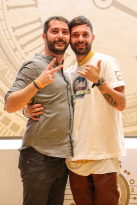 Cat. Harry Craddock: il coach Campari Academy Luca Casale con Lucio Trezza