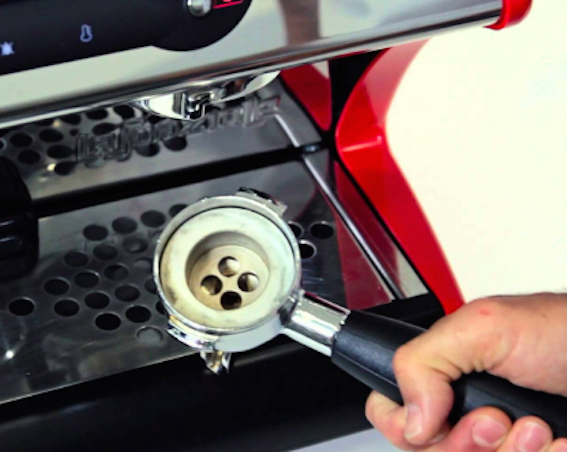 Portafiltro per capsule