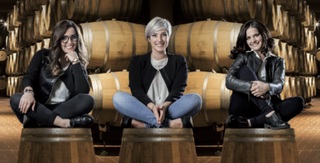 Chiara, Silvia ed Elisa, settima generazione Mazzetti d'Altavilla