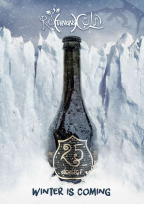 Birra 25 Dodici di Birra del Borgo in versione innevata