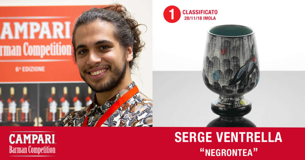 Cocktail Negrontea di Serge Ventrella