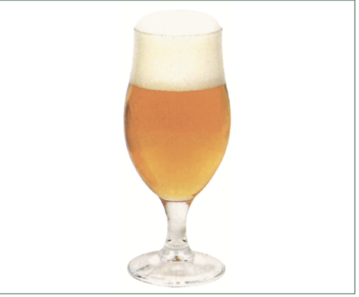 Calice a tulipano grande, per molte birre diverse, dalle lager alle pale ale.
