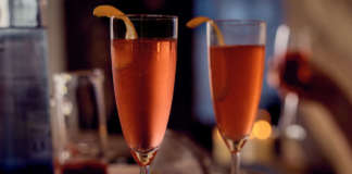 San Valentino Ciroc Vodka Champagne Cosmo