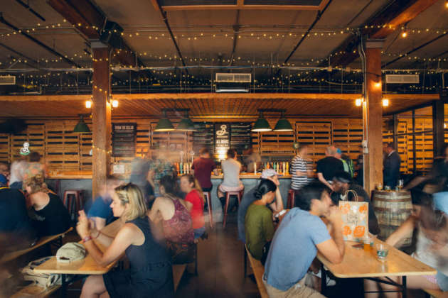 Tasting room di Brooklyn Brewery a New York