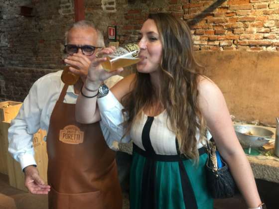 Brindisi con Serena Savoca e Flavio Boero