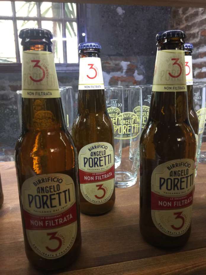 poretti 3 luppoli tris Birra chiara Angelo Poretti 3 Luppoli Non Filtrata
