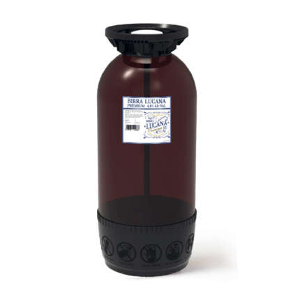Birra Lucana Premium nel fusto Pet riciclabile da 30 litri