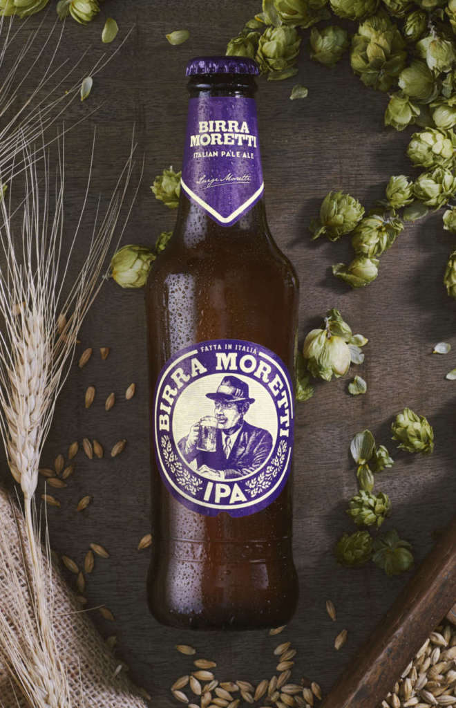 Birra Moretti IPA ambientata