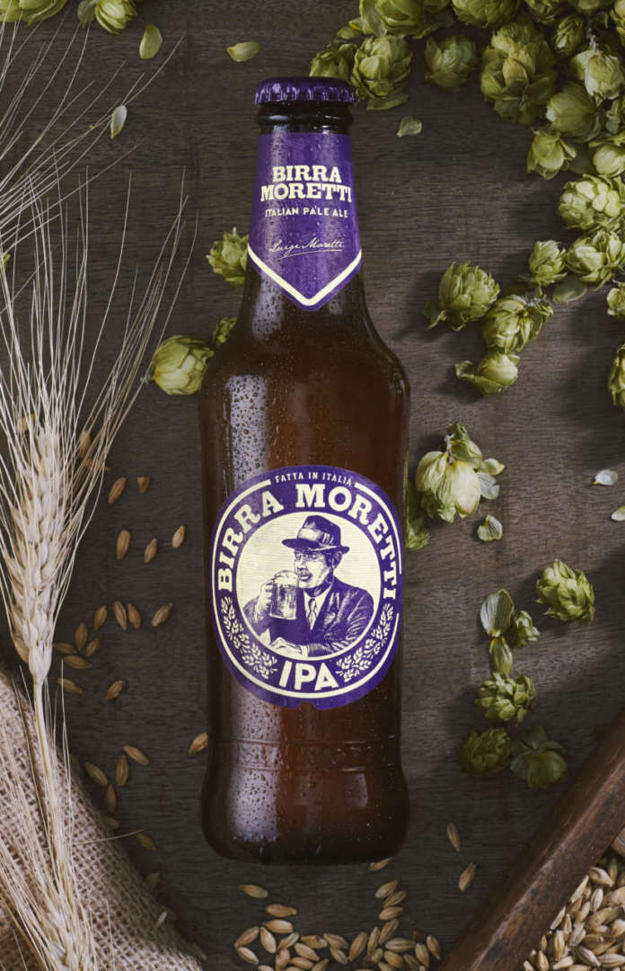 Birra Moretti IPA ambientata Birra Moretti IPA ambientata