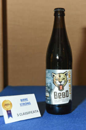 Birra Four Peaks della BeBo Unconventional Craft Brewery, terza classificata al Premio Cerevisia Birre Strong