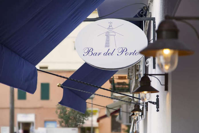 Bar del Porto, l'insegna Bar del Porto, l'insegna