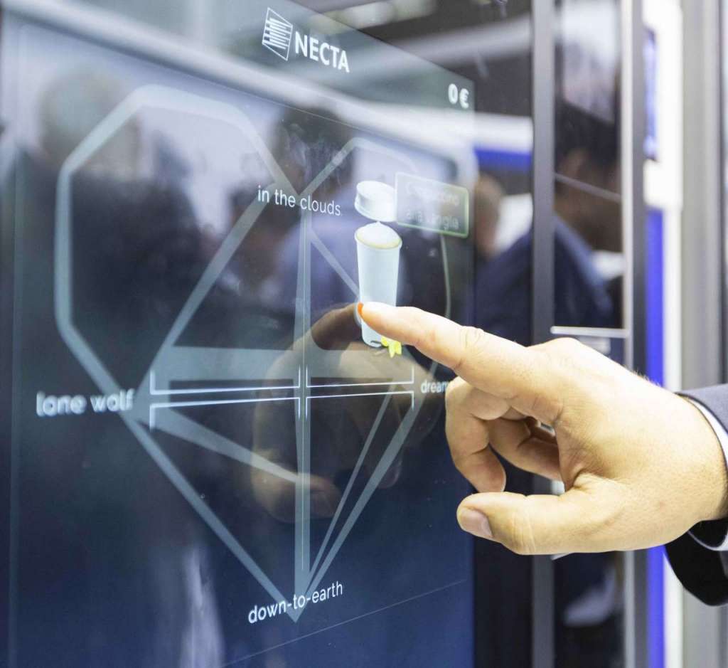 Confida, distributore touch