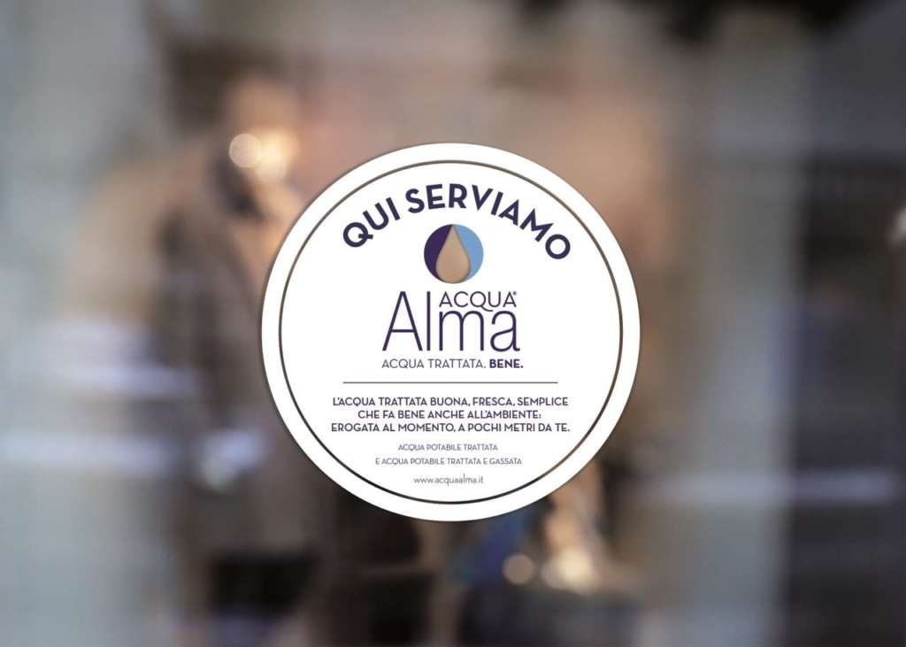 vetrofania acqua alma