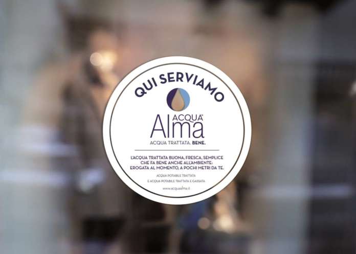 vetrofania acqua alma